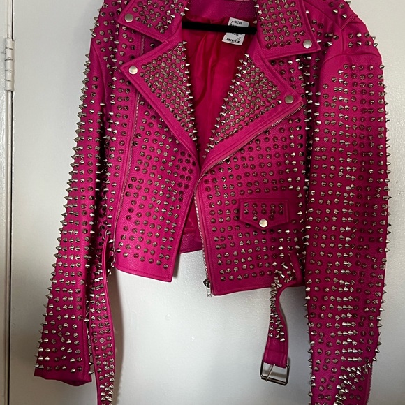 AKIRA Jackets & Blazers - Spikey Pink Jacket
